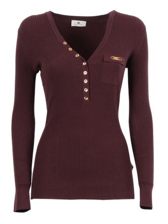 Elisabetta Franchi Womens Knitted Sweater