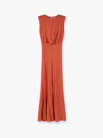 Semicouture Vestito Lungo in satin - SEMICOUTURE - gender_Woman