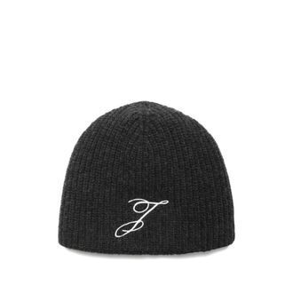 Jacquemus Merino Wool The Espiral Logo Beanie
