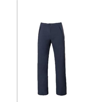 Moorer Mens Navy Tailored Straight Trousers, Size 48