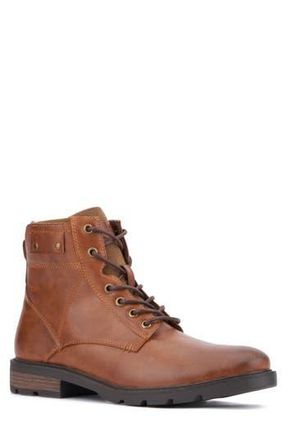 Reserved Footwear Ryan Combat Boot in Cognac at Nordstrom Rack, Size 10.5