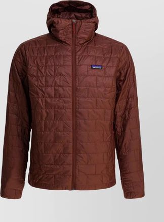 Patagonia insulated hooded jacket zipper pockets