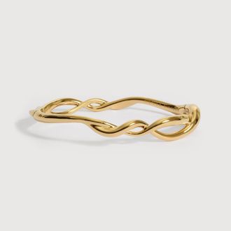 Monica Vinader Gold Ochre Bangle