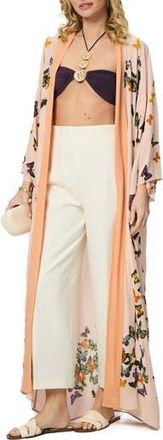 Saachi Longline Duster in Pastel Pink at Nordstrom Rack