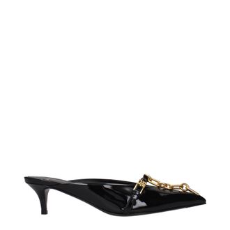 Balmain Mujers Sandalias Charol Negro