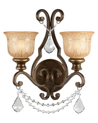 Crystorama 2-Light Sconce