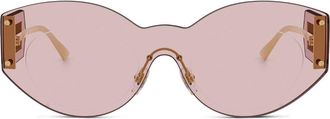 Versace transparent glasses - women - Metal - One Size - Pink