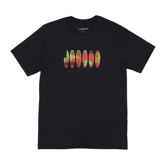 Nike Jordan Training T-Shirts, male, Black, Size: XL Flight MVP Wordmark Tee