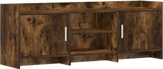 vidaXL Mueble De Tv 130 X 33 X 47 Cm Roble Ahumado Vidaxl