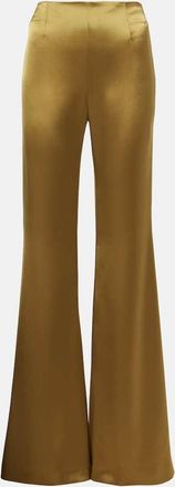 Galvan Pantaloni a gamba larga Atruvia in raso