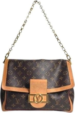Louis Vuitton Borsa a spalla Dauphine Soft GM Pre-owned - - Pre-owned - Donna - Marrone - ONE SIZE