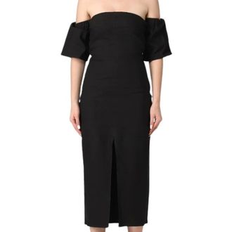 Isabel Marant Dames, Jurken, Zwart, Maat: 2XS