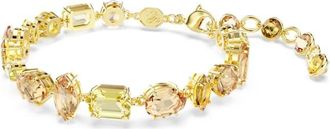 Swarovski Mixed Cuts Gold-Tone Plated Gema Bracelet