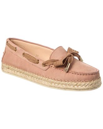 Tod's TodS Gommini Leather Espadrille