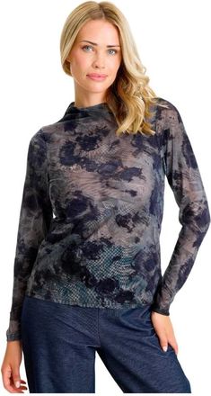 In Front Maglia a Maniche Lunghe - - Tops - Donna - Grigio - S