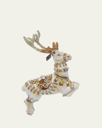 Jay Strongwater Blitzen Glass Christmas Ornament