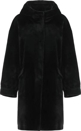 Betta Corradi Jas van imitatiebont - Zwart