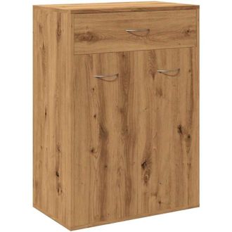 vidaXL Vidaxl - Shoe Cabinet Artisan Oak 60x35x84 cm Engineered Wood