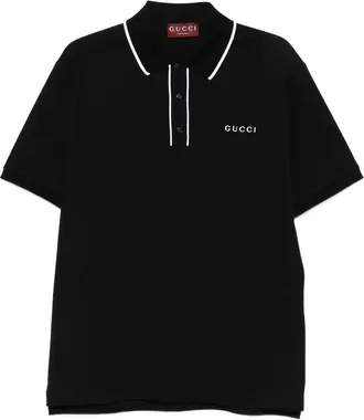 Gucci Tipped-collar Polo Shirt