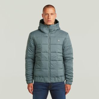 G-Star Meefic Quilted Hooded Jack - Grijs - Heren