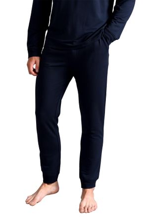 Ted Baker Heren Ted Baker Pyjama Broeken | Ademend Casual Lange Pyjama Joggingbroeken met Zakken - Marineblauw