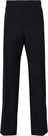 Gucci GG Supreme-jacquard Straight Trousers