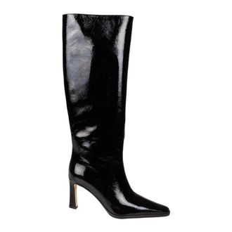 Michael Kors Schoenen, Dames, Zwart, 36 EU, Leer, Darrah Laars met Hak