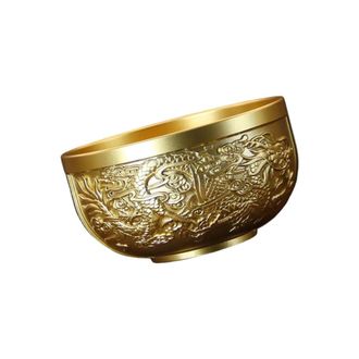OEM Cuenco De Metal Chapado En Oro, Cuenco De Bendici&oacute;n, Cuenco Decorativo - Sabrine