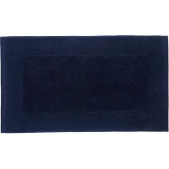 SFERRA Bello Nuovo Combed Cotton Bath Mat in Navy at Nordstrom