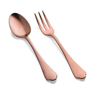 Mepra Dolce Vita Serving Set - 2 Pieces in Pewter Bronze at Nordstrom