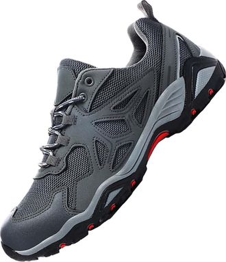 Generic Sport Shoes for Men UK, Hiking Shoe Breathable Walking Trainers Lace Up Trekking Shoes Chunky Soles Running Shoe Low-Top Outdoor Sneakers Comfortable 