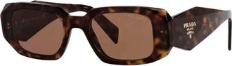 Prada Symbole zonnebril - Dames - Zonnebrillen - Bruin - 49 MM - Accessoires