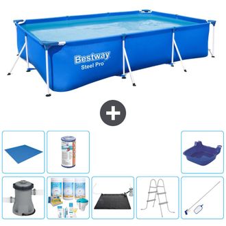 Bestway Piscina Bestway Steel Pro Rectangular - 300x201x66 Cm - 8-piezas S22090
