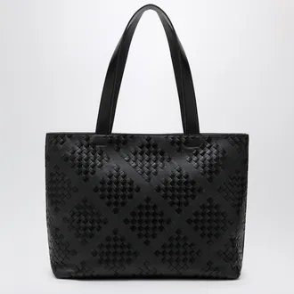 Bottega Veneta Black Intrecciato tote bag