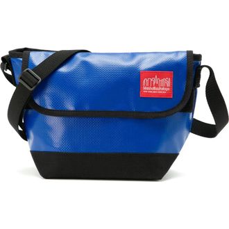 Manhattan Portage Vinyl Crossbody Bag Ver 2 in Navy at Nordstrom