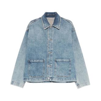 Emporio Armani Denim Jacket - Heren - Spijkerjassen - Blauw - M - Denim - Jassen