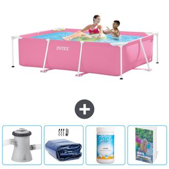 Intex Piscina Con Estructura Rectangular - 220x150x60 Cm - 7-piezas Scb116