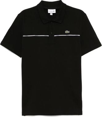 Lacoste Polo regular fit L.12.12 con logo - Nero