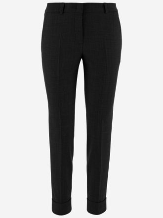 Ql2 Quelledue Pantalones Ql2 Donna De Mezcla De Lana