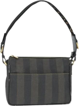 Fendi Pre-owned Plastic Schoudertas - Dames - Vintage Schoudertas - Zwart - ONE Size - Vintage
