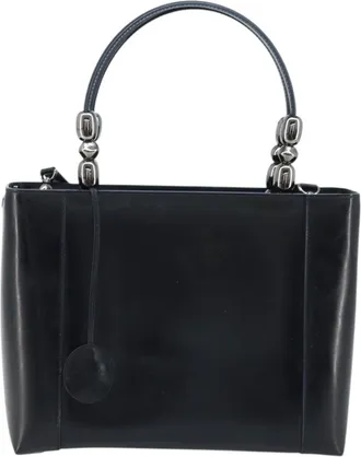 Dior Malice Leather Black Leather Handbag (Pre-Owned)