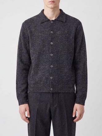 Our Legacy Long-Sleeved Cardigan in Wool and Alpaca Blend
