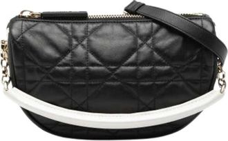 Dior Pre-owned Belt Bags, female, Black, Size: ONE SIZE Pre-owned Quilted Satchel