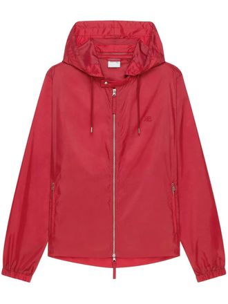 Courrèges hooded windbreaker - Red