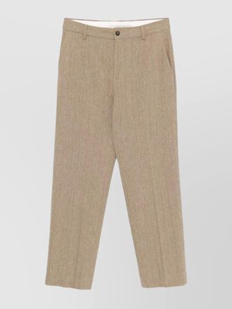 Golden Goose linen blend relaxed-fit straight-leg trousers