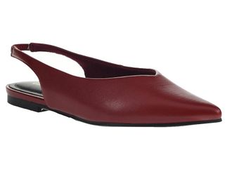 Chinese Laundry Hadiya Womens Flat Shoes Wine : 8.5 M, Leather/Rubber