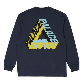 Palace P-3D Longsleeve Navy P25LS019