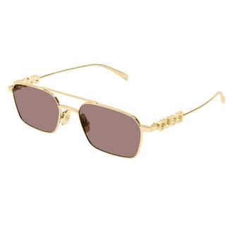 Gucci Brown Pilot Unisex Sunglasses GG1804S 003 54