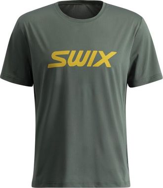 Swix Relay Tee Laufshirt f&uuml;r Herren | oliv