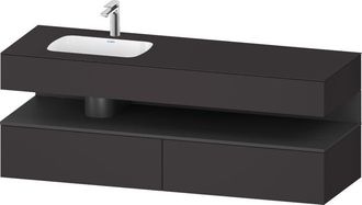 Duravit Qatego Lavabo Encastrado Con Base De Lavabo Consola, - Duravit